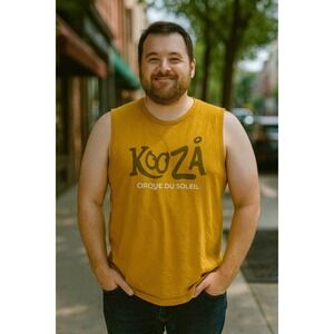 Kooza Cirque Du Soleil Unisex 2X Tank Top Sleeveless Graphic T-shirt Clowncore